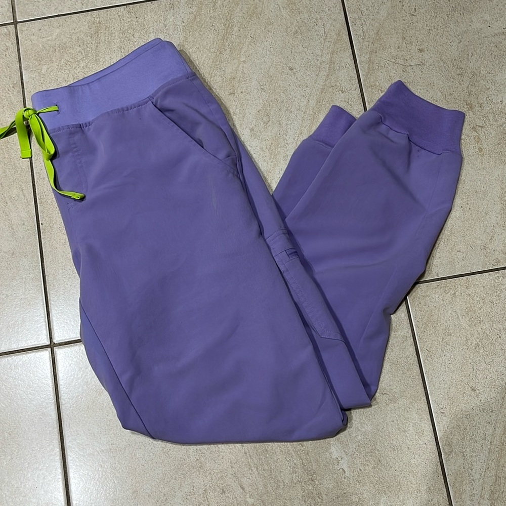 Figs Lavender Dew High Waisted Zamora Joggers M/R